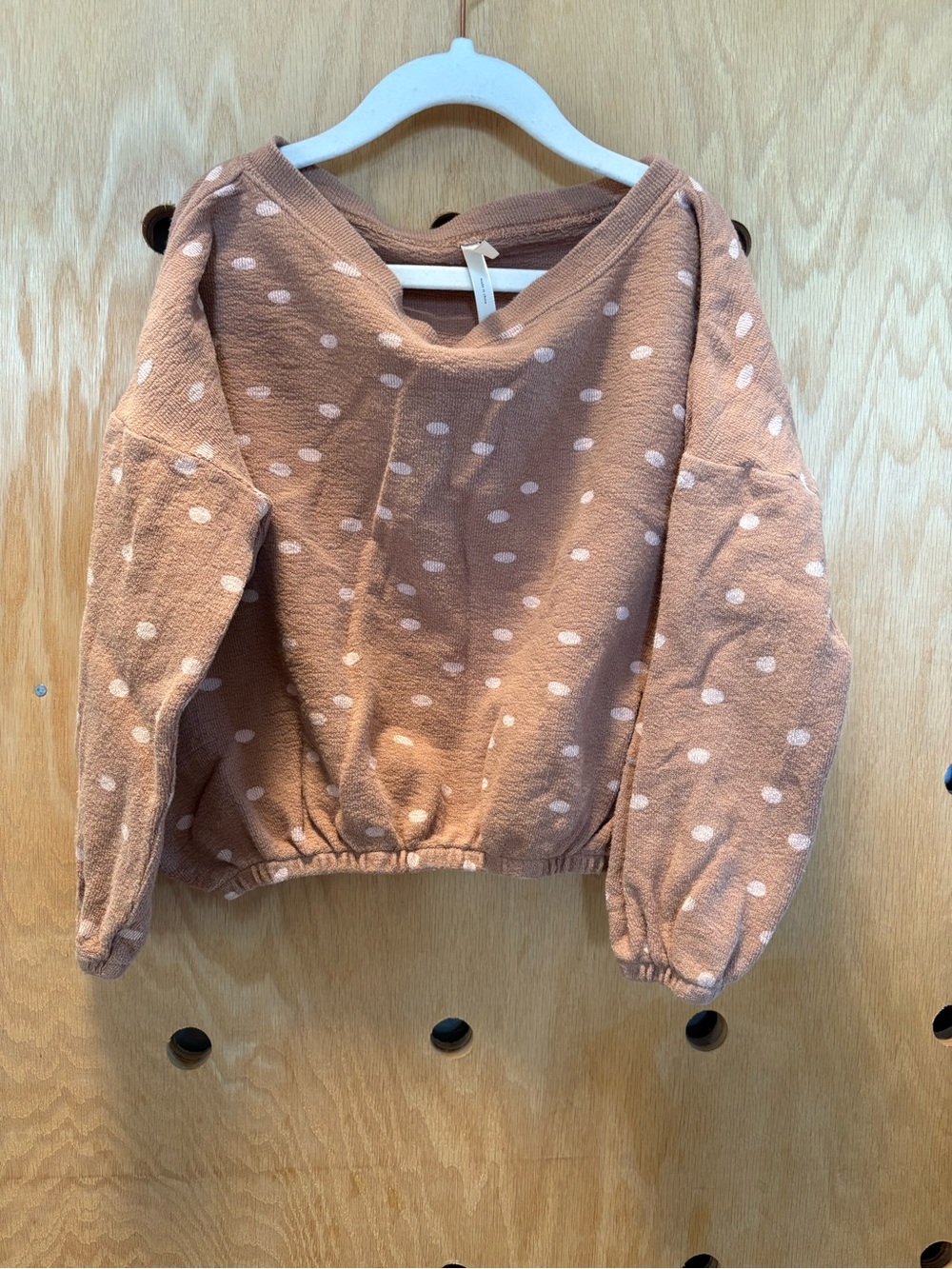 Rylee + Cru Polka Dot Pullover
